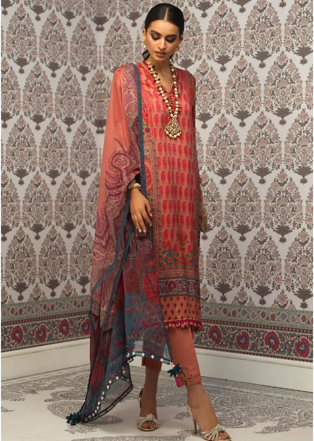 ES-04-A - Unstitched - Eid Collection by Sana Safinaz 2022