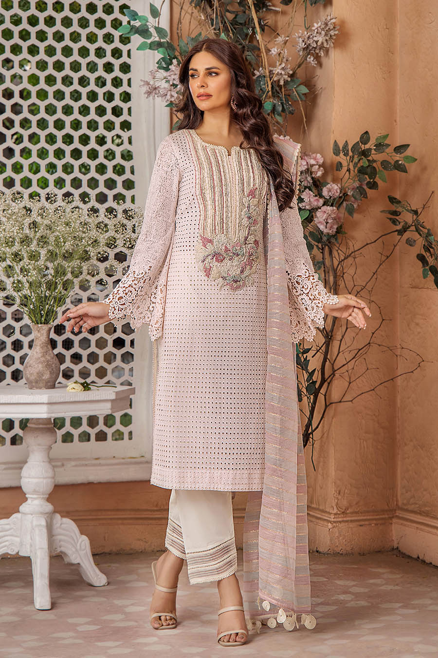 F-174 - Readyade Cotton Chiken Khuda Ameer Outfit - Image 13