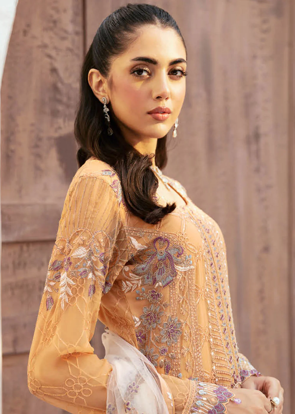 F-2603-R - Readymade - Ramsha Chiffon Collection Vol 26 2024 - Image 2