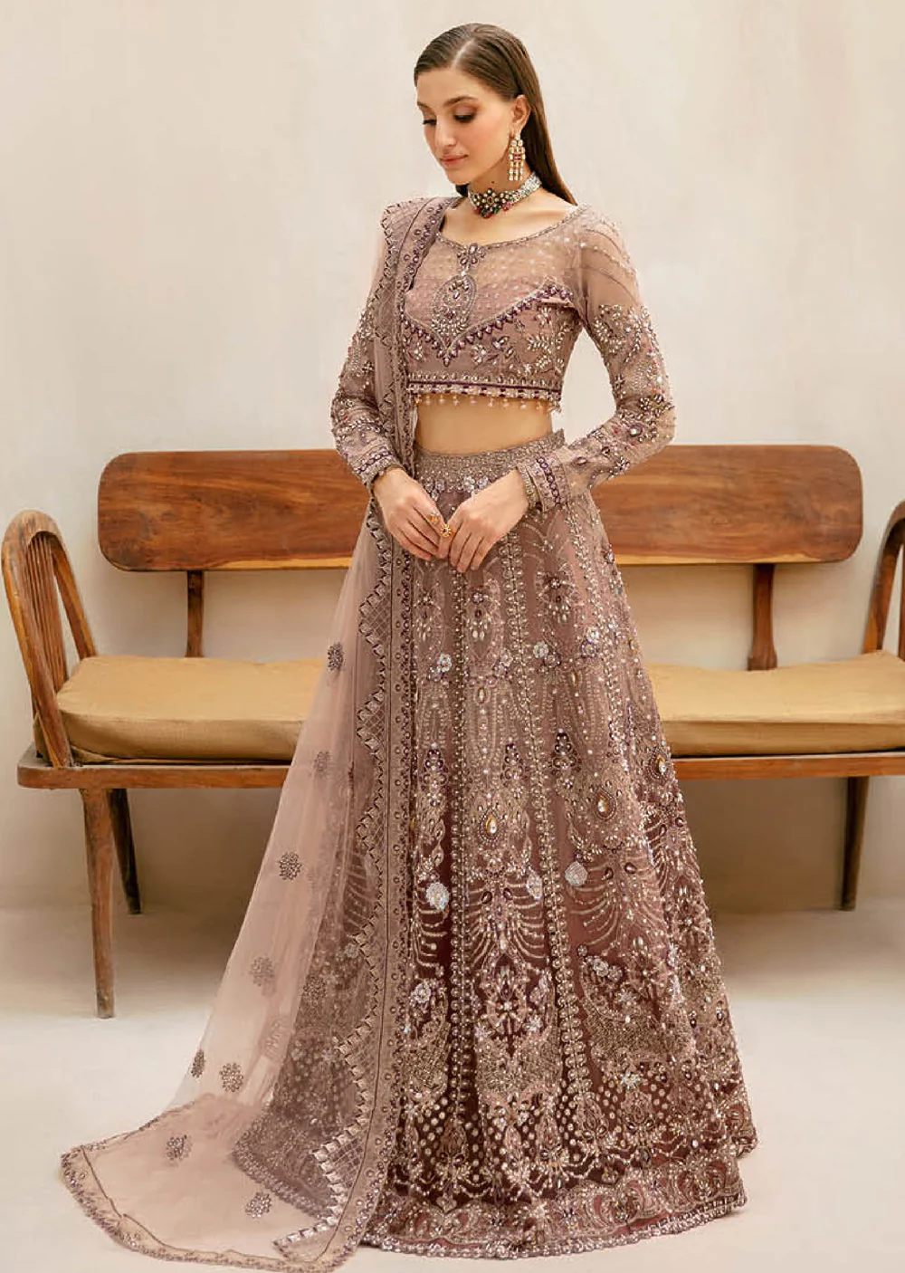 HA-401 - Unstitched - Ramsha Luxury Wedding Collection Vol 04 2024