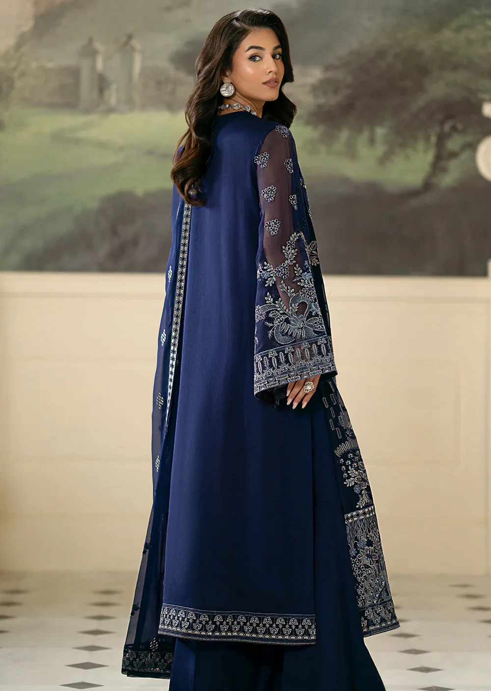 K-1601 - Nilan - Unstitched - Mehrbano by Kuch Khas Vol 16 2024 - Image 2