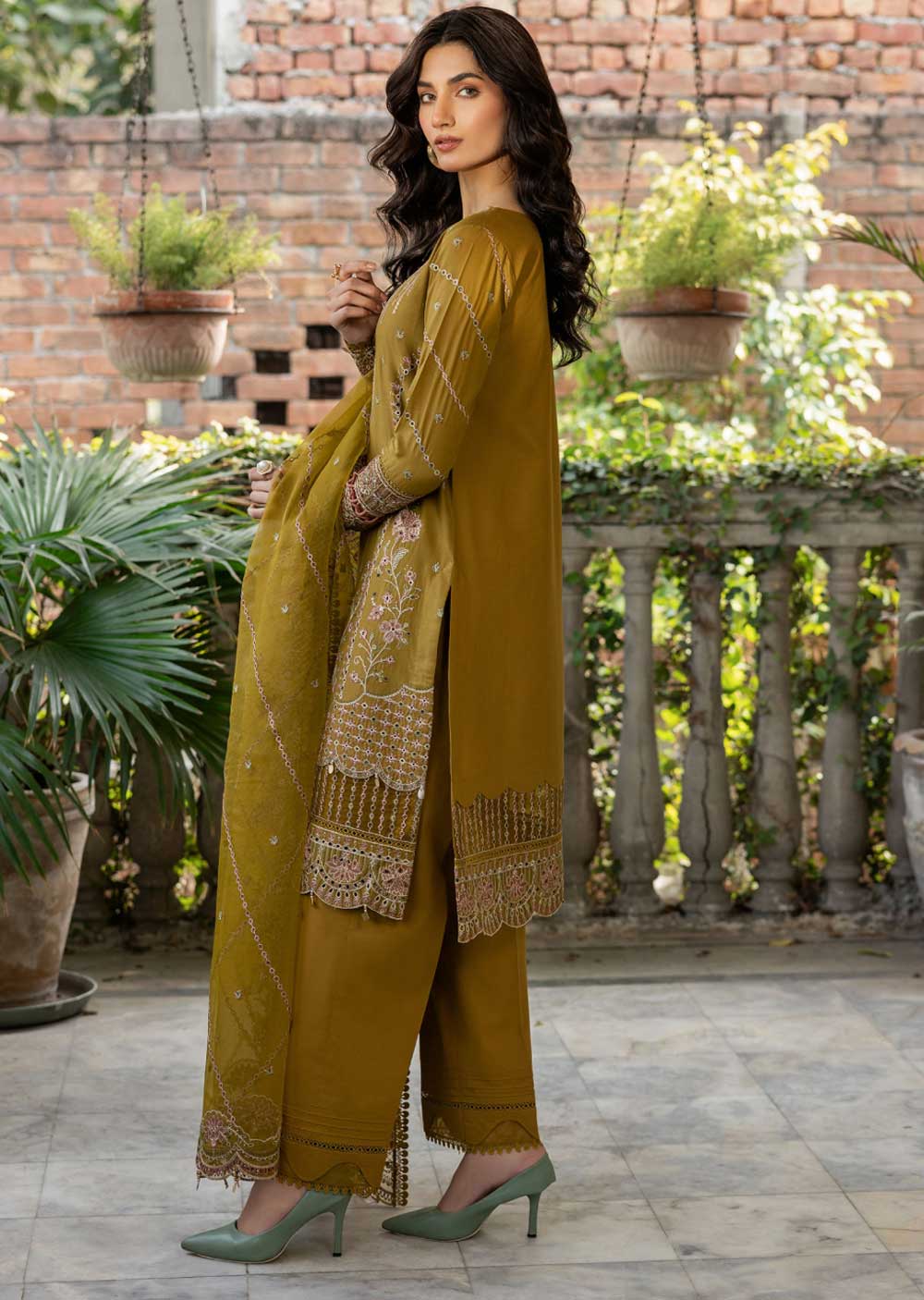 FSH-08-R - Summer Bloom  - Readymade -  Bahaar Embroidered Lawn Suit 2024 - Image 2