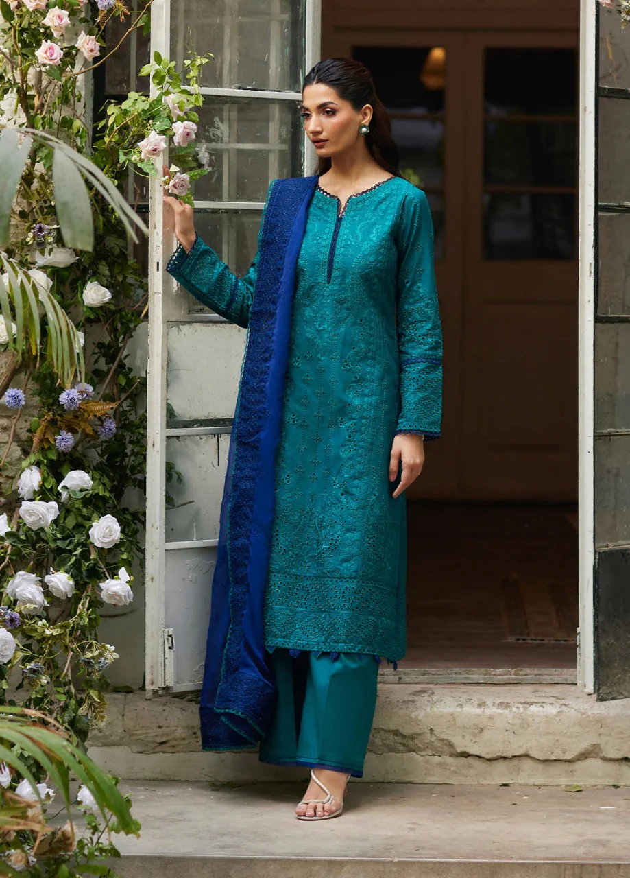 GC-04 - Azura - Ready Made Gulaal Chikankaari Lawn Collection 2025 - Image 2