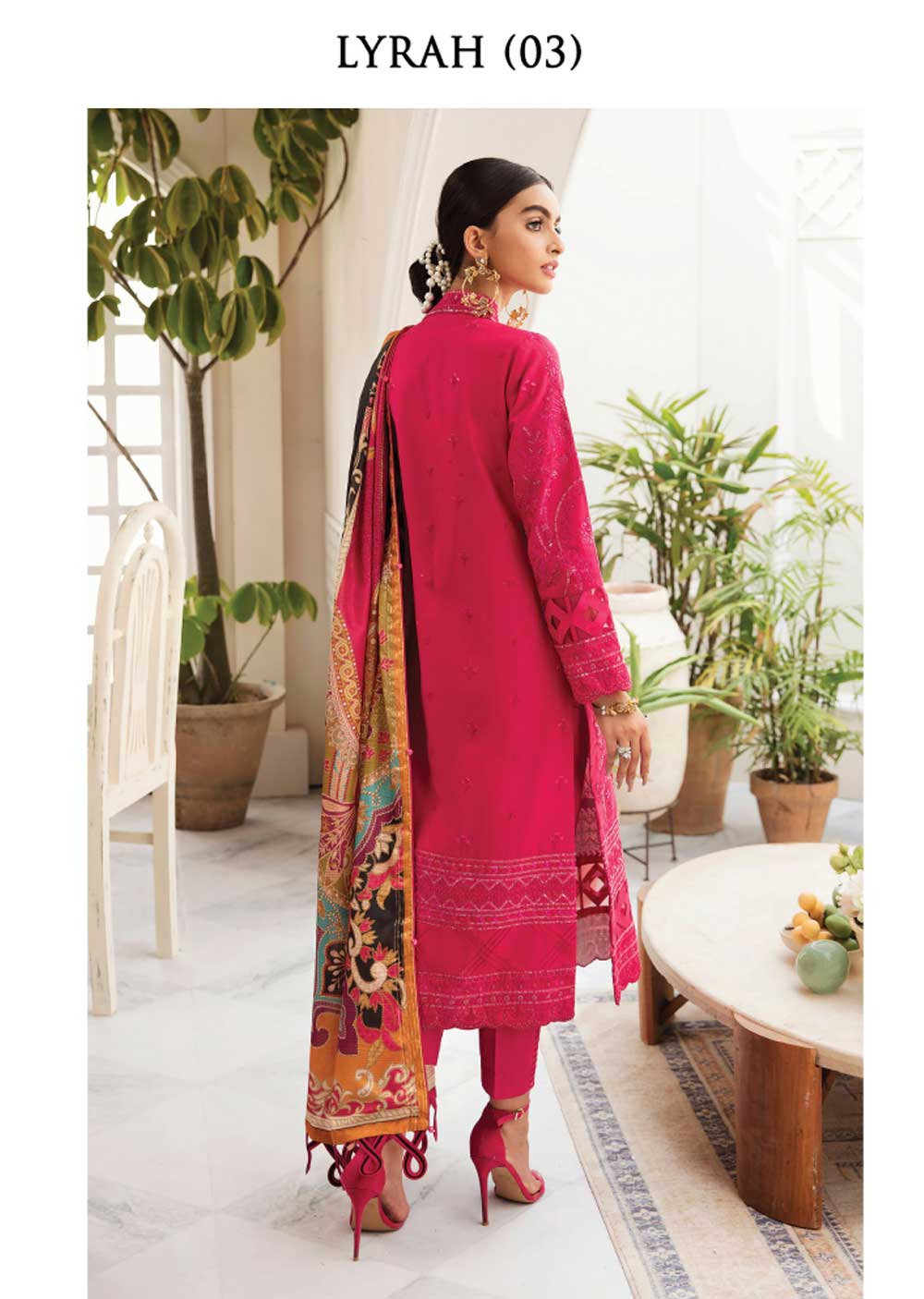 GLS-03R - Lyrah - Readymade - Gulaal Luxury Lawn Vol 2 2023 - Image 2