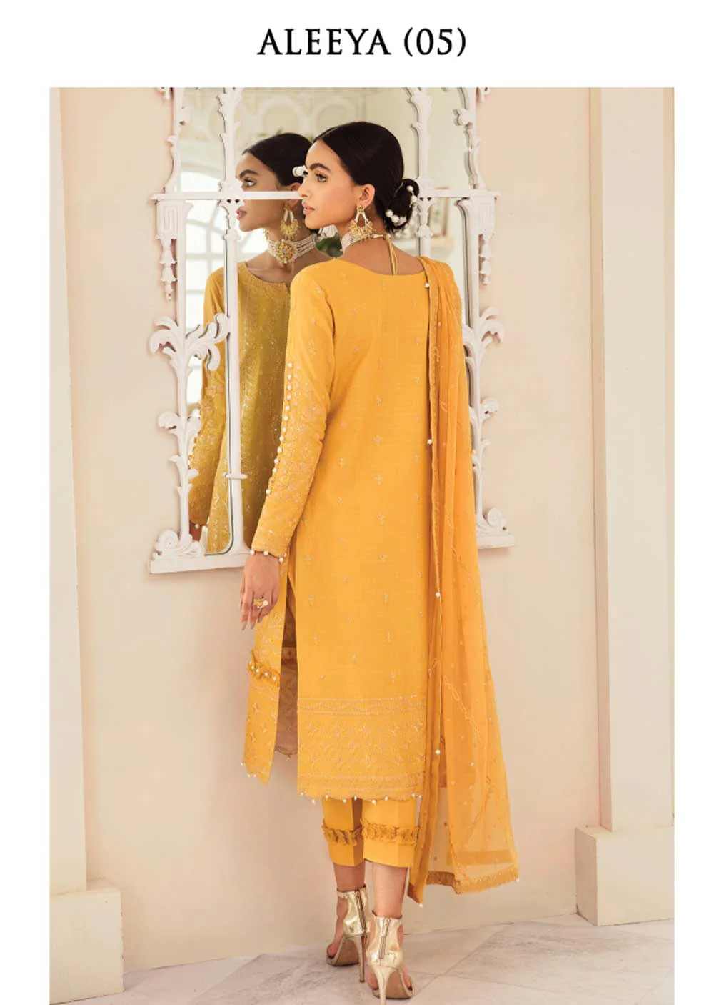GLS-05 - Aleeya - Unstitched - Gulaal Luxury Lawn Vol 2 2023 - Image 2