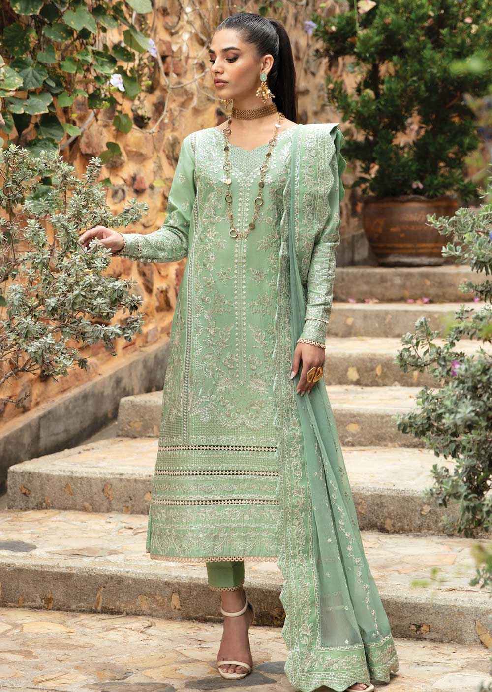 GLV-2405 - Deniz - Unstitched - Gulaal Luxury Lawn Collection 2024