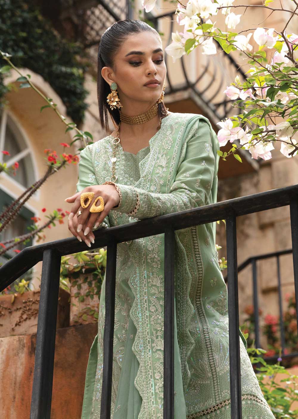 GLV-2405 - Deniz - Unstitched - Gulaal Luxury Lawn Collection 2024 - Image 3