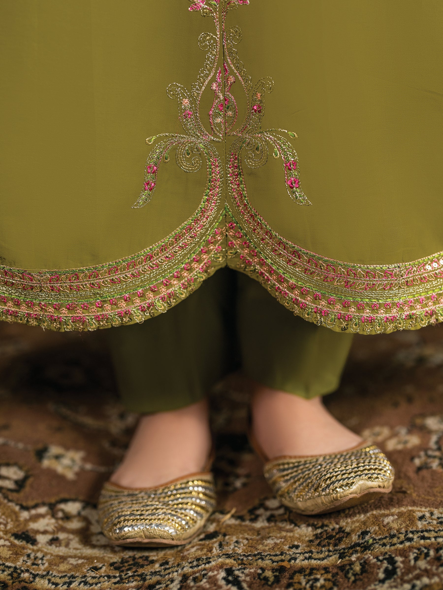 GNT-5013 - Kainat Garnet - Readymade 3 Piece - Image 3