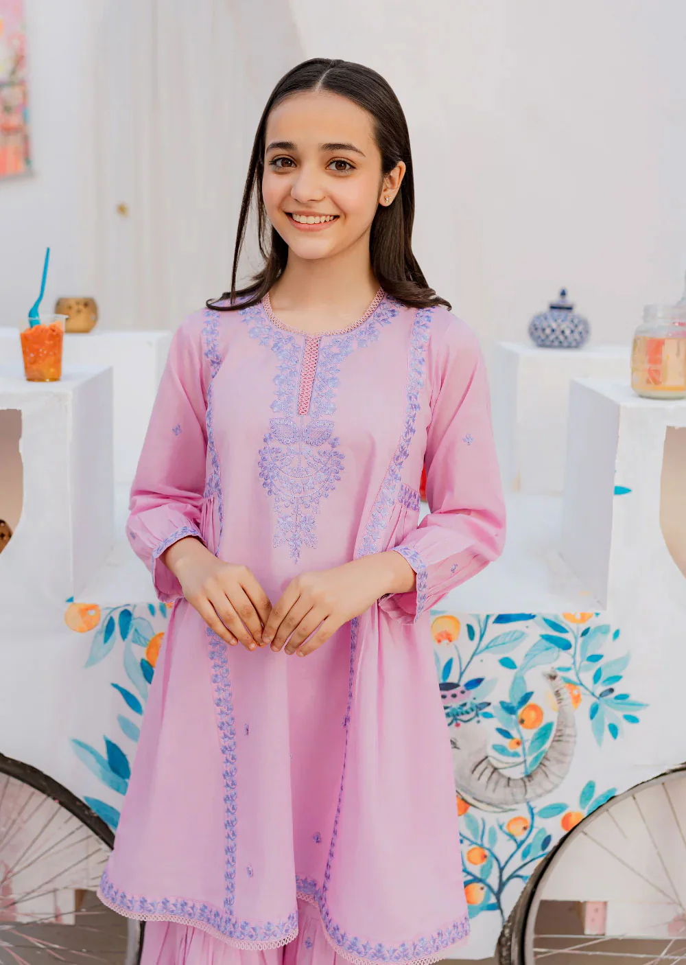 GRT-05 - Periwinkle - Readymade Kids Suit by Garnet 2024 - Image 5