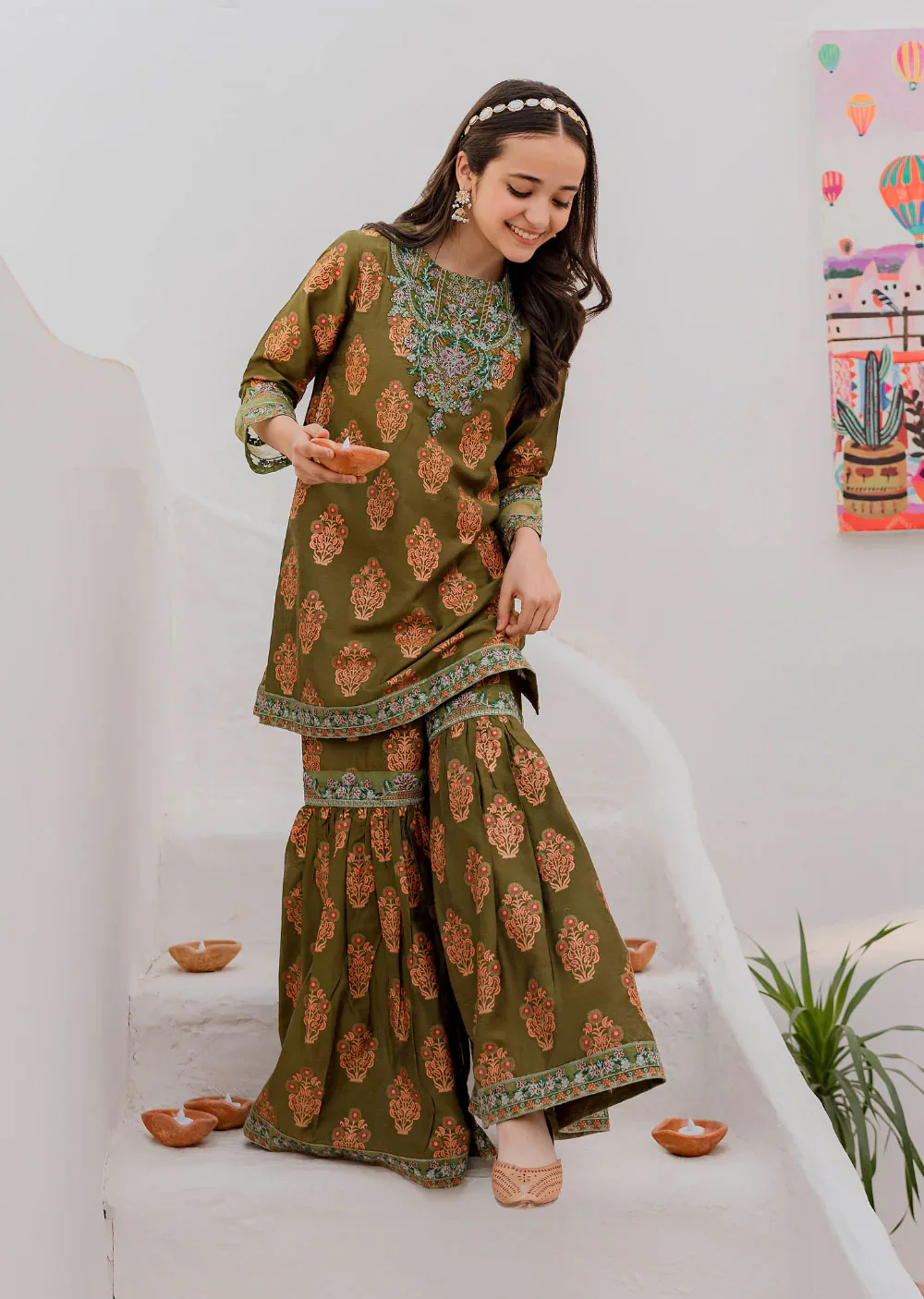 GRT-11 - Ashna - Readymade Kids Suit by Garnet 2024 - Image 2