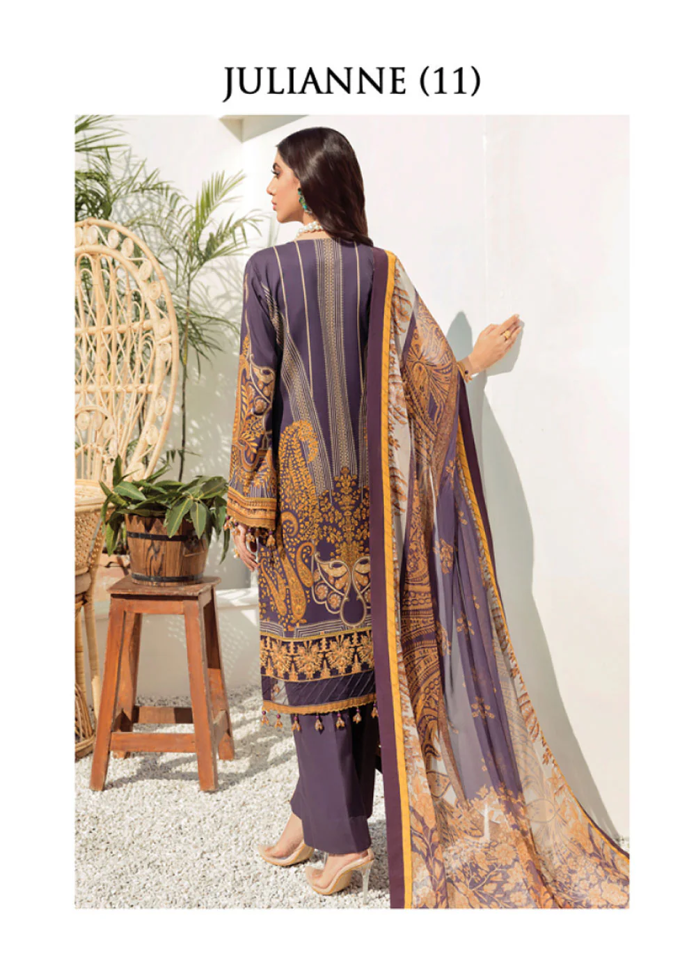 GUL-11-R - Jalianne - Readymade - Gulaal Lawn Collection 2022 Vol 1 - Image 3