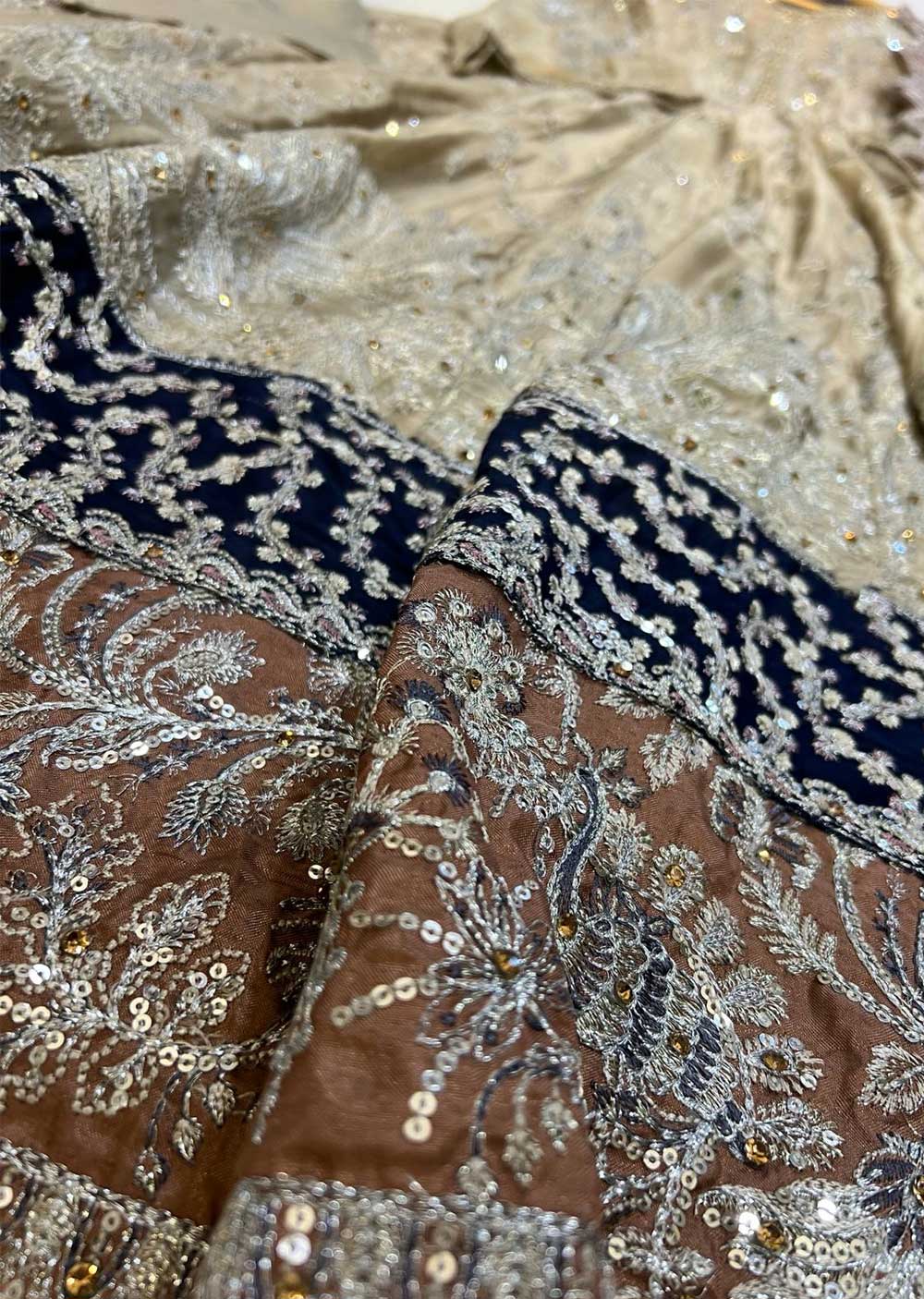 H-805 Gold - Fancy Chiffon Maxi - Image 4
