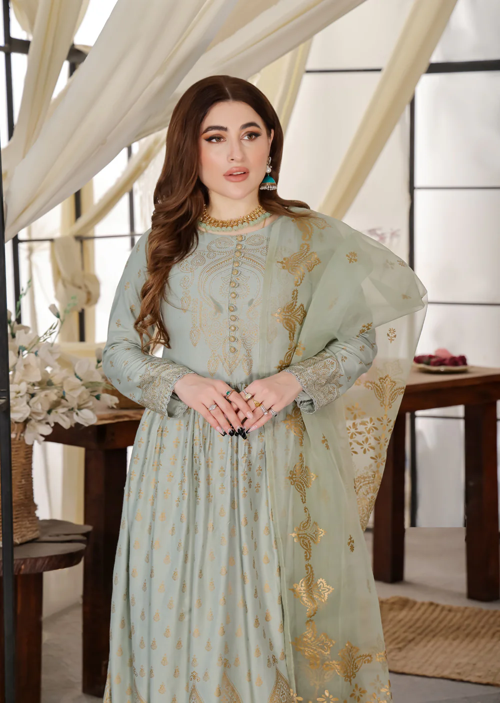 HK245 Gavinchi - Readymade Mother & Daughter Dress - Image 28