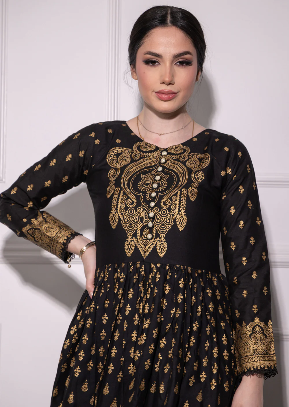 HK245 Gavinchi - Readymade Mother & Daughter Dress - Image 7