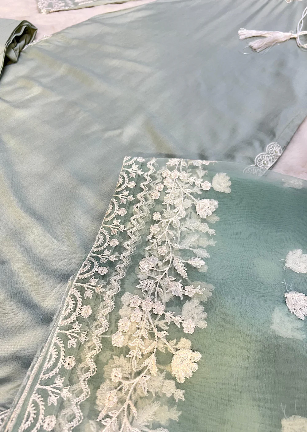 HK286 - Ima - Mint Linen Suit - Image 4