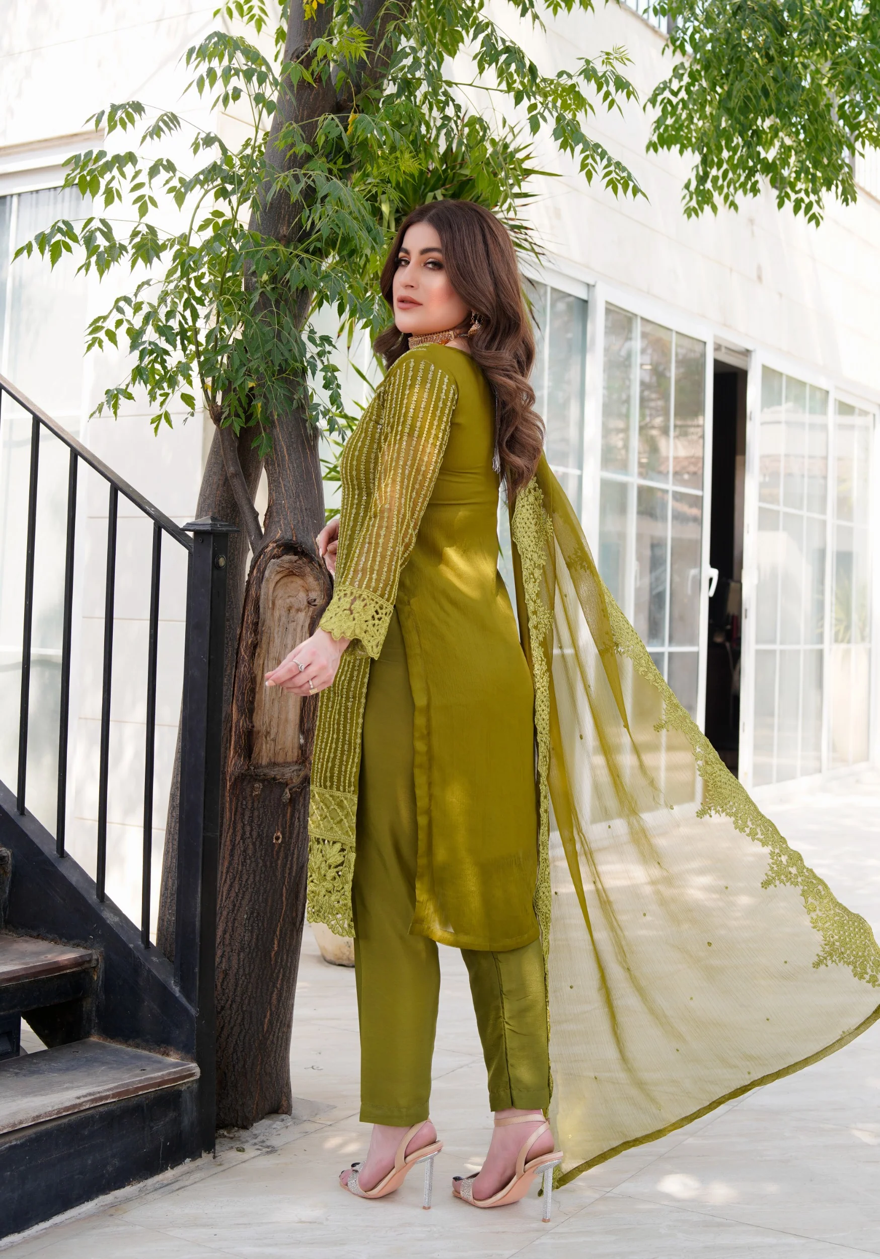 HK315 - Readymade Chiffon Outfit 2025 - Image 21