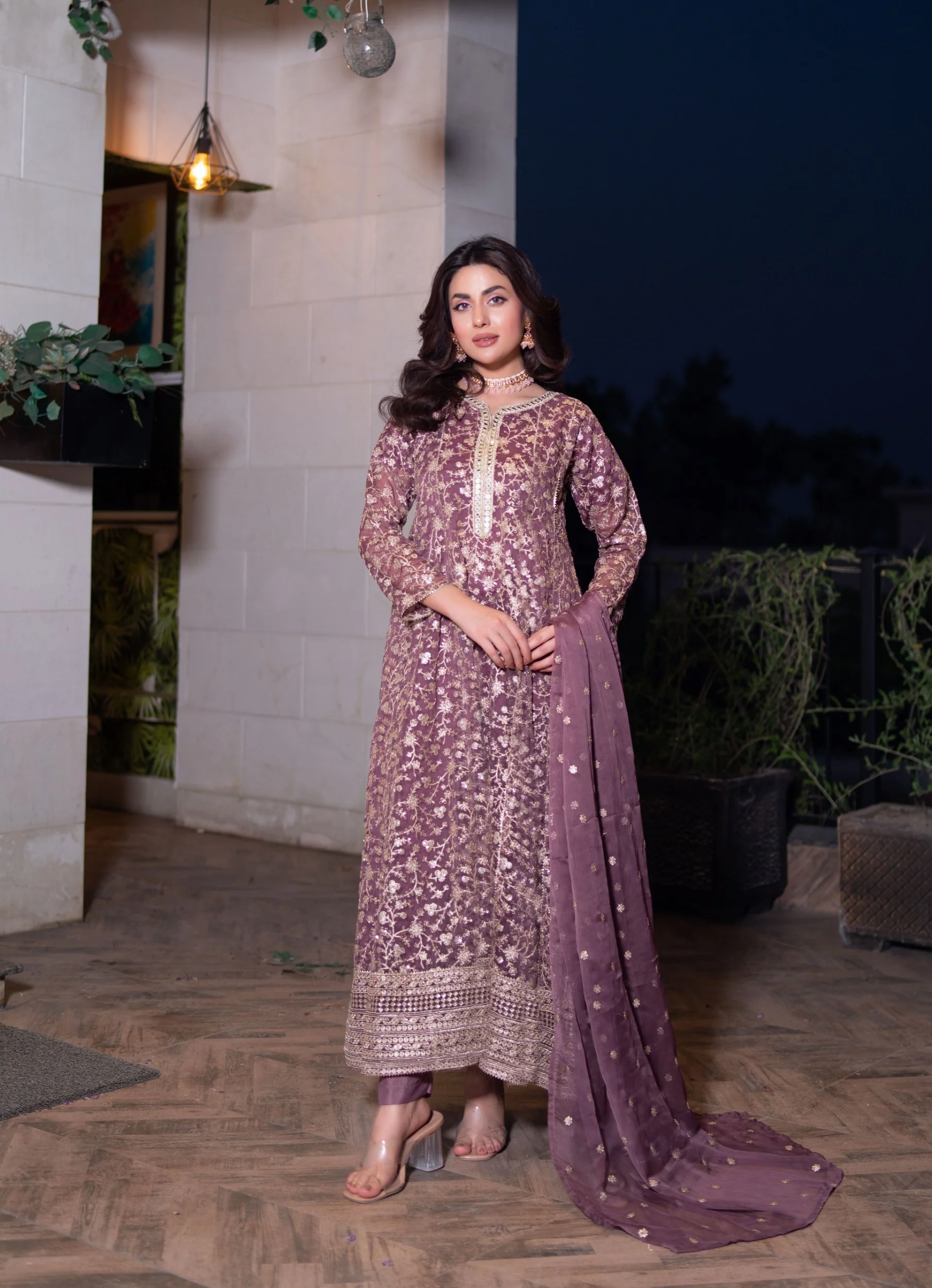 HK317 - Readymade Chiffon Outfit 2025 - Image 8