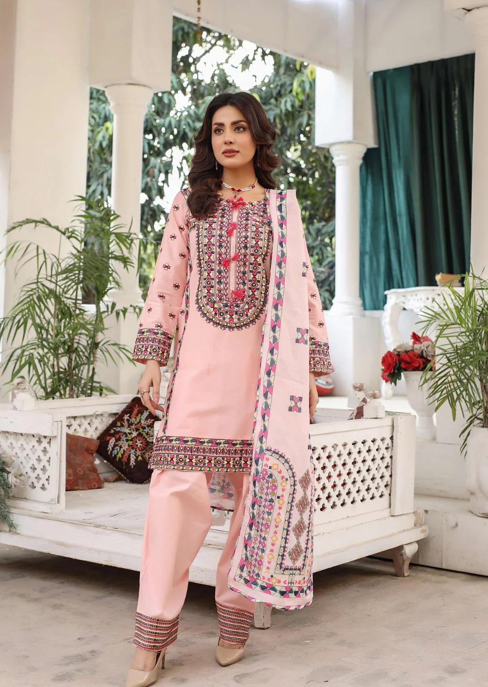 HK321 - Readymade Cotton Mummy n Me Outfit - Image 4