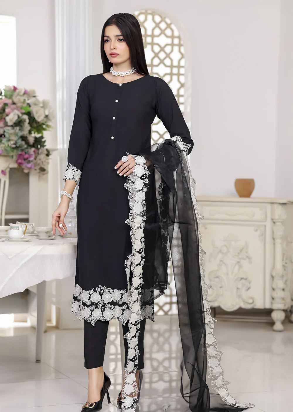 HK329 - Readymade China stone linen Outfit 2025