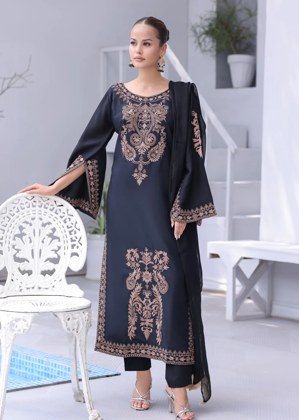 HK331 - Readymade Linen Outfit 2025 - Image 2