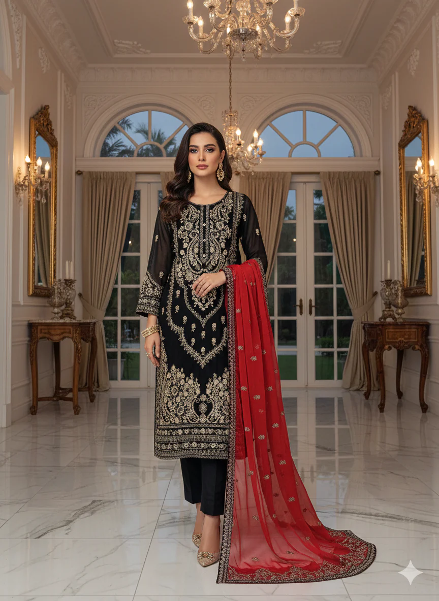 HK348 - Readymade Chiffon" Outfit 2025 - Image 5