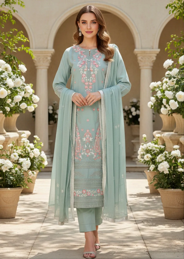 HK358  Readymade LINEN Outfit 2026 - Image 5