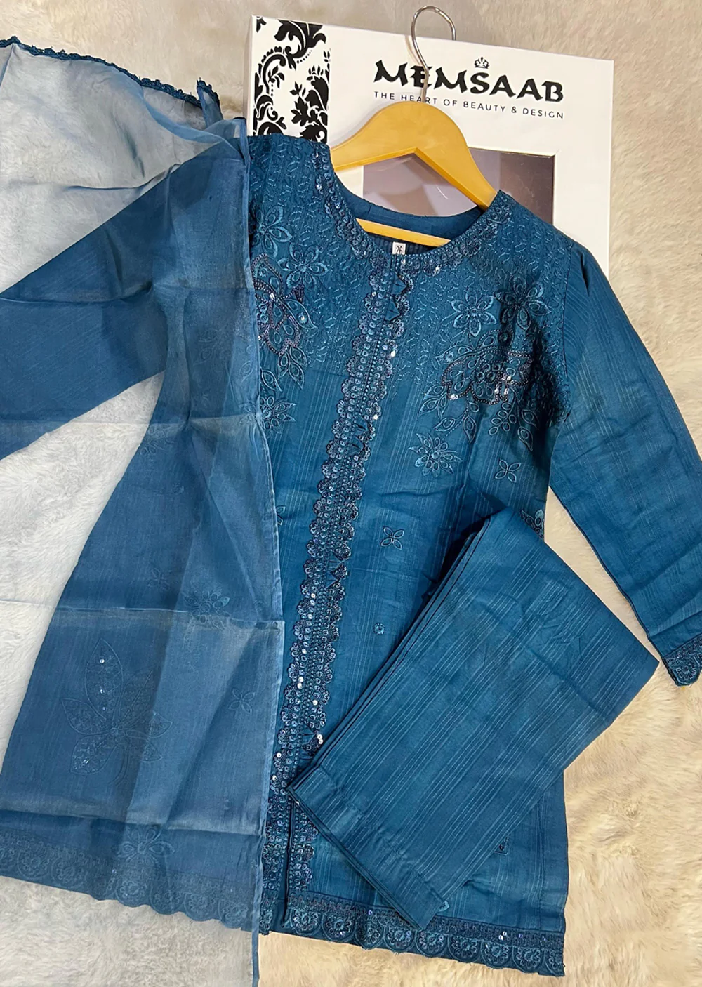 HMZDS-03 - Readymade - Cotton Dobi Print kurta Plazo 2025 - Image 5