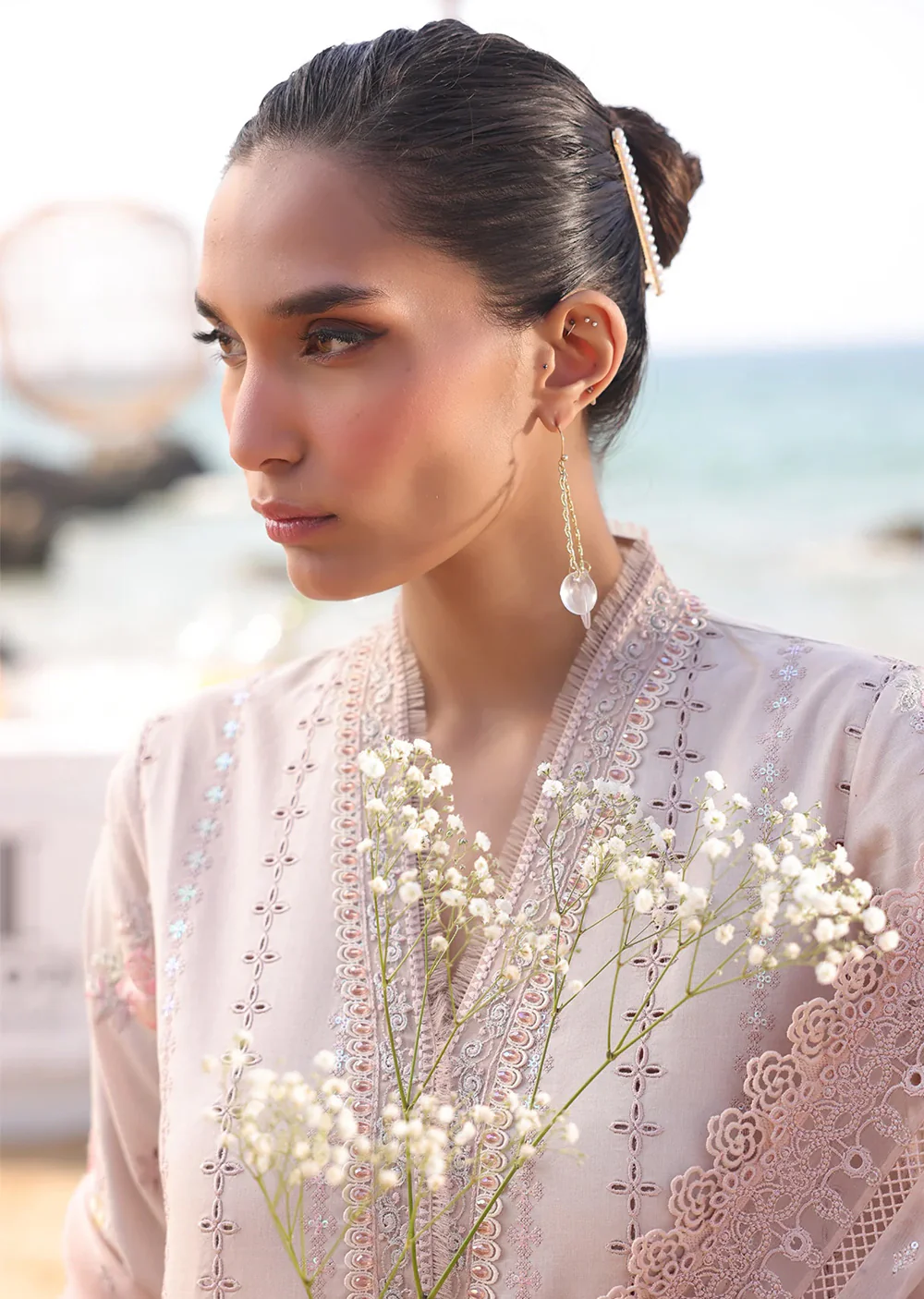 HNA-79 - Kiswa - Hania Luxury Lawn Collection 2025 - Image 2