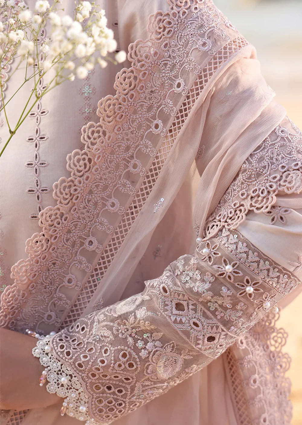 HNA-79 - Kiswa - Hania Luxury Lawn Collection 2025 - Image 3