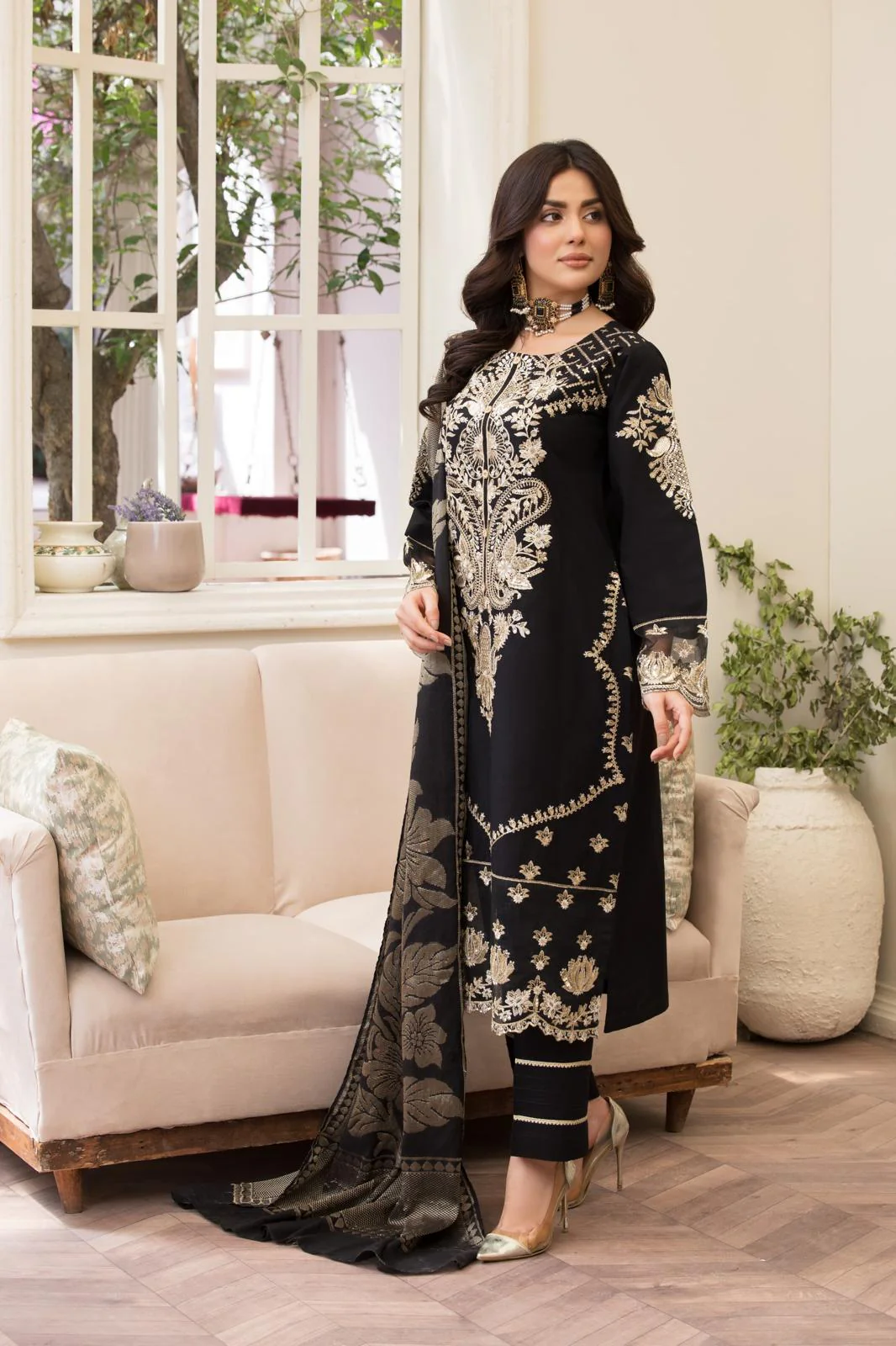 HRM-04 - Readymade Memsaab Formal Cotton Suit - Image 4