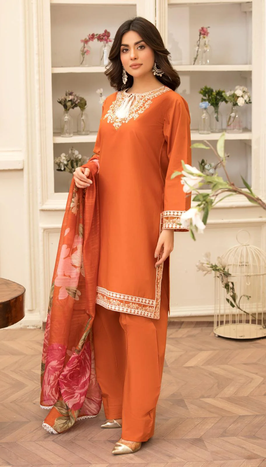 HRM-07 - Readymade Memsaab Formal Cotton Suit - Image 4
