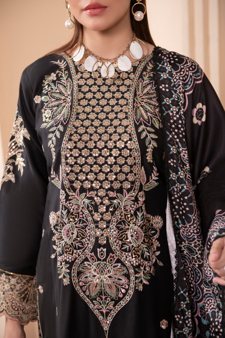 HRM44- Readymade Memsaab Formal VISCOSE Suit 2025 - Image 2