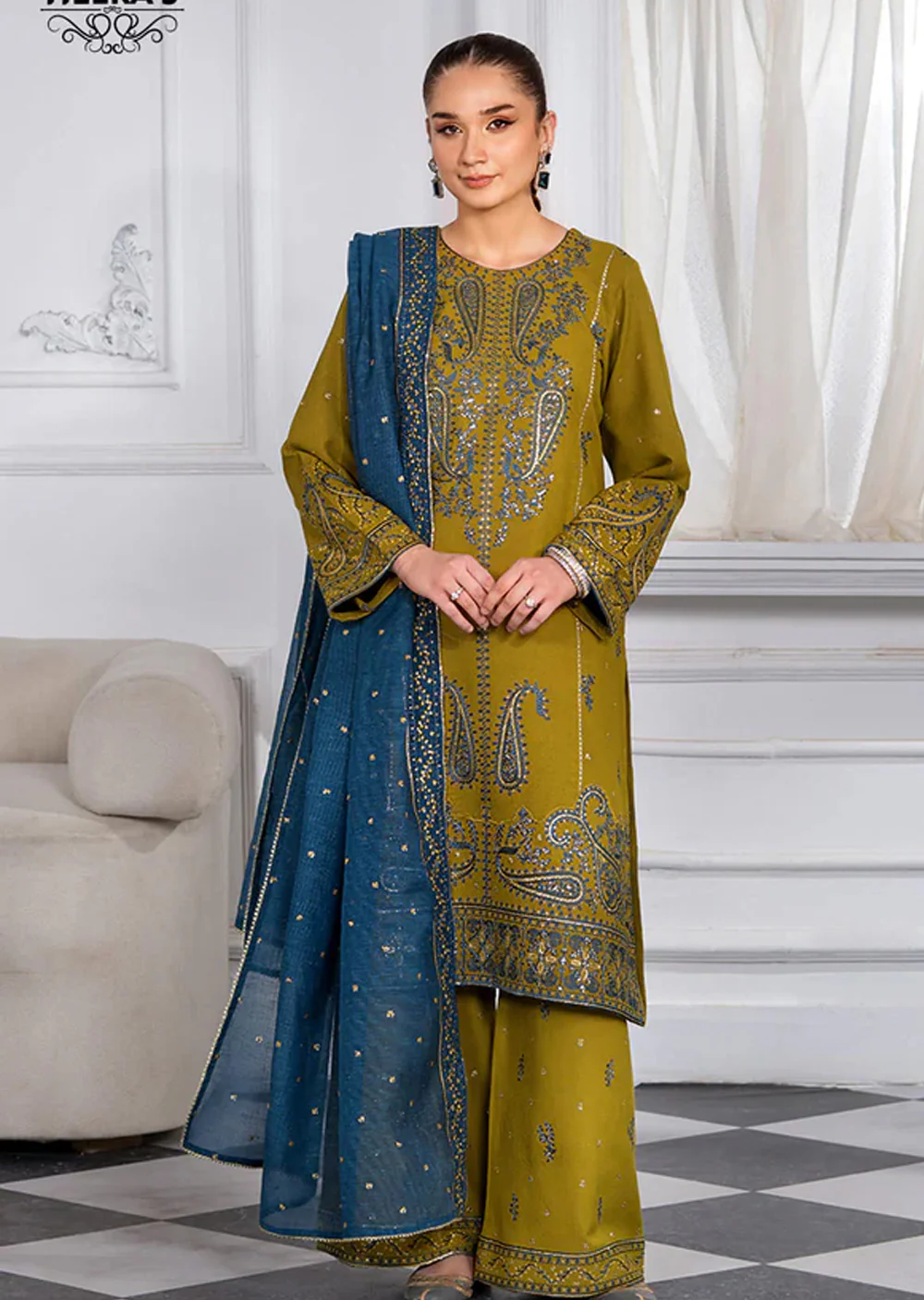 HSS-1139 - Readymade Heeras Suit
