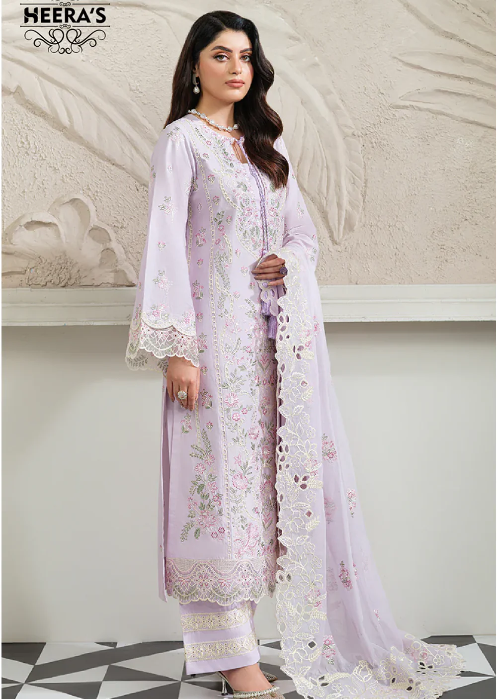 HSS-1169 - Readymade Luxury Viscose Heeras Suit - Image 3