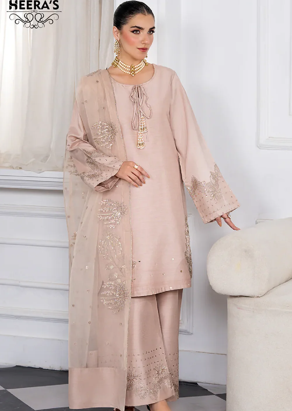 HSS-1170- Readymade Luxury Viscose Heeras Suit