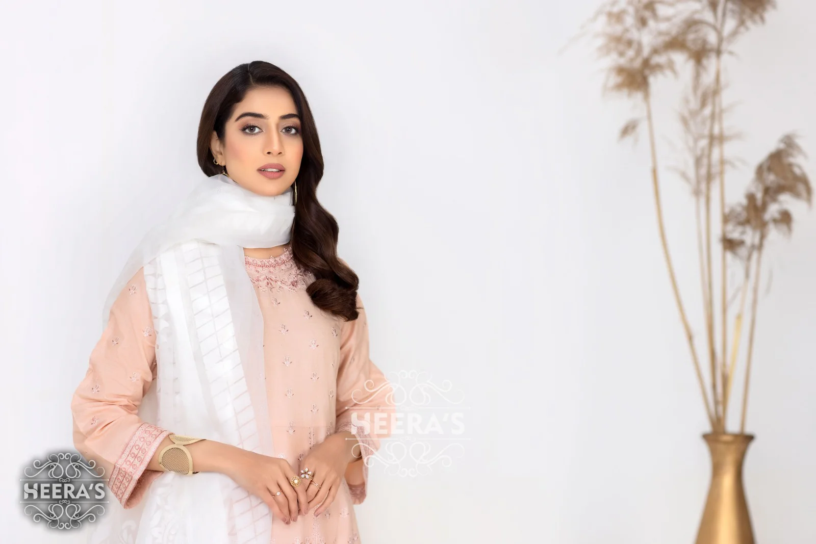 HSS-12 Readymade Pink Heeras Dress - Image 2