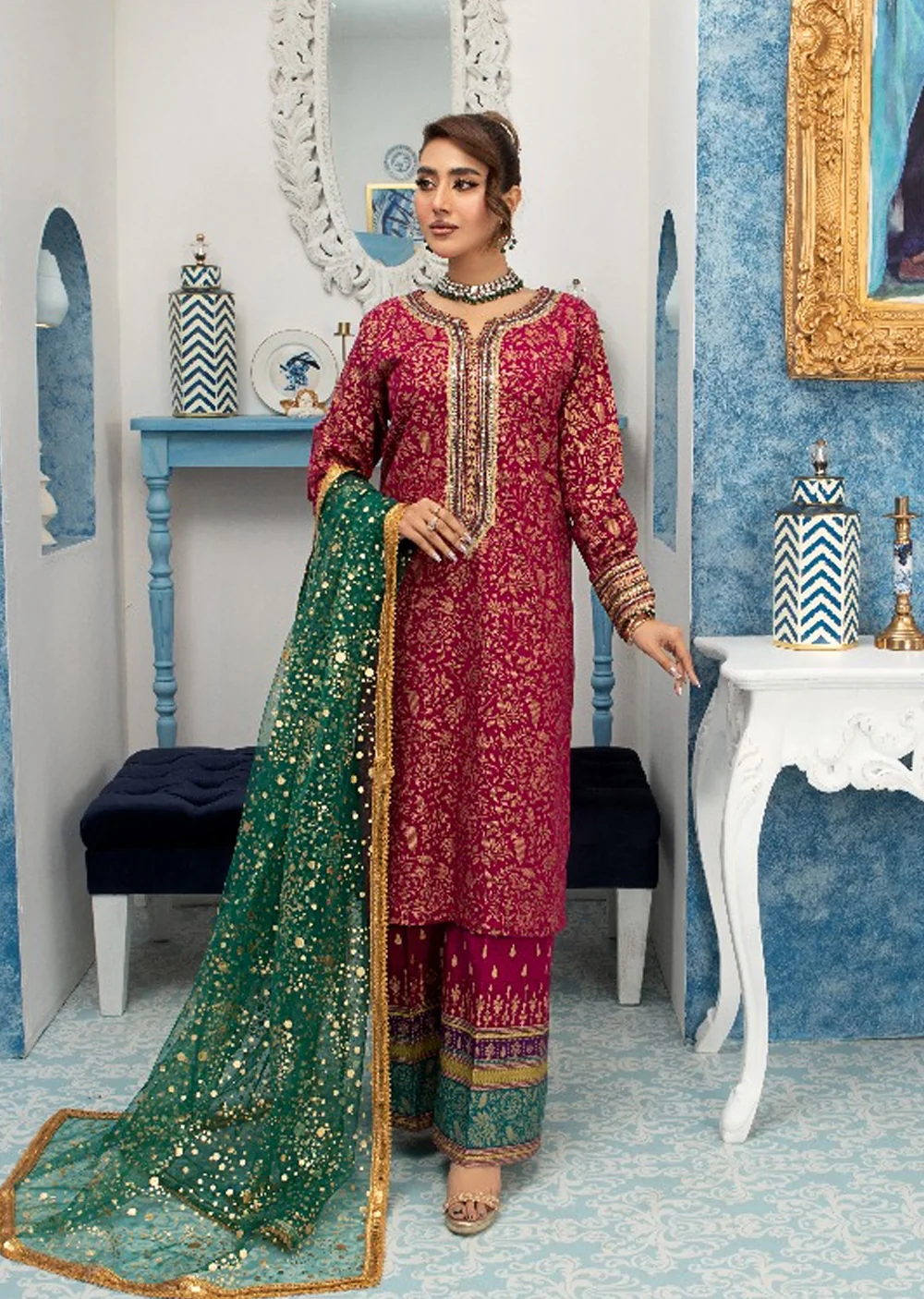 HSS-288 - Readymade Heeras Suit - Image 3