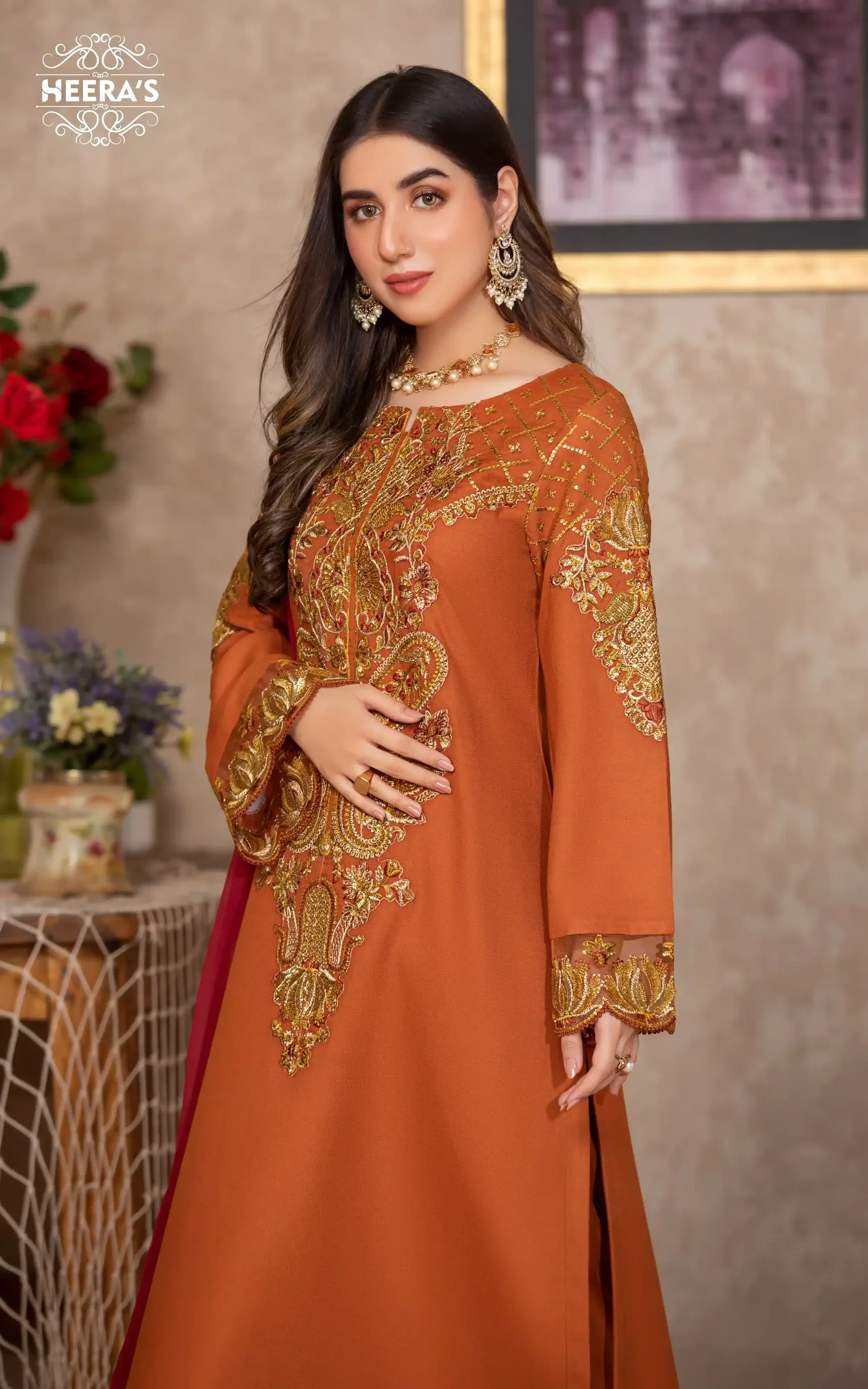 HSS-332- Readymade Heeras Suit - Image 5