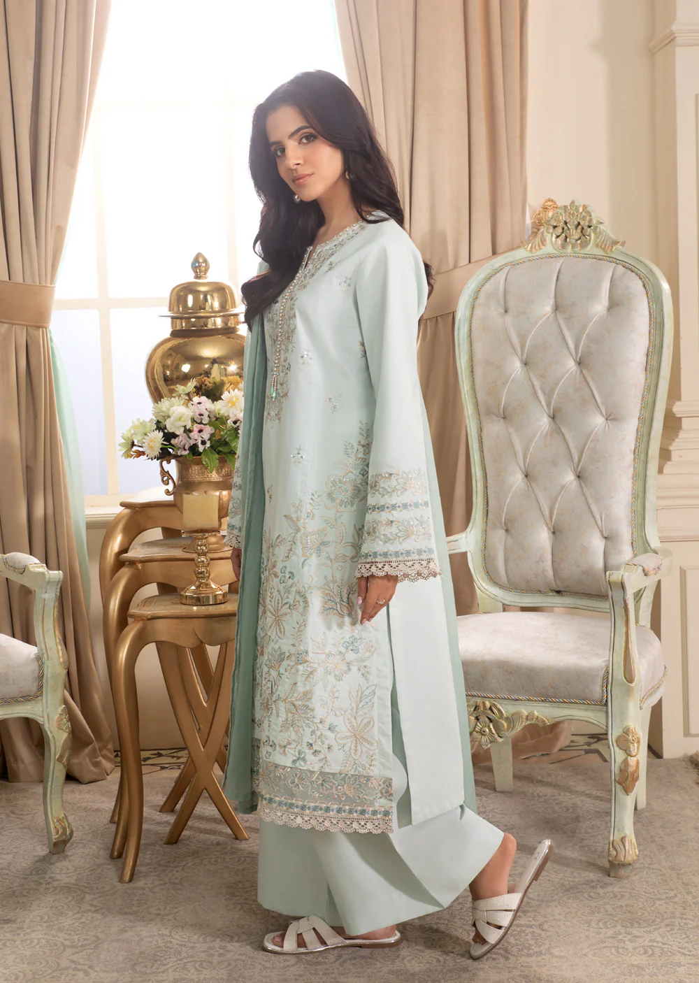HSS-368- Readymade Heeras Suit - Image 5