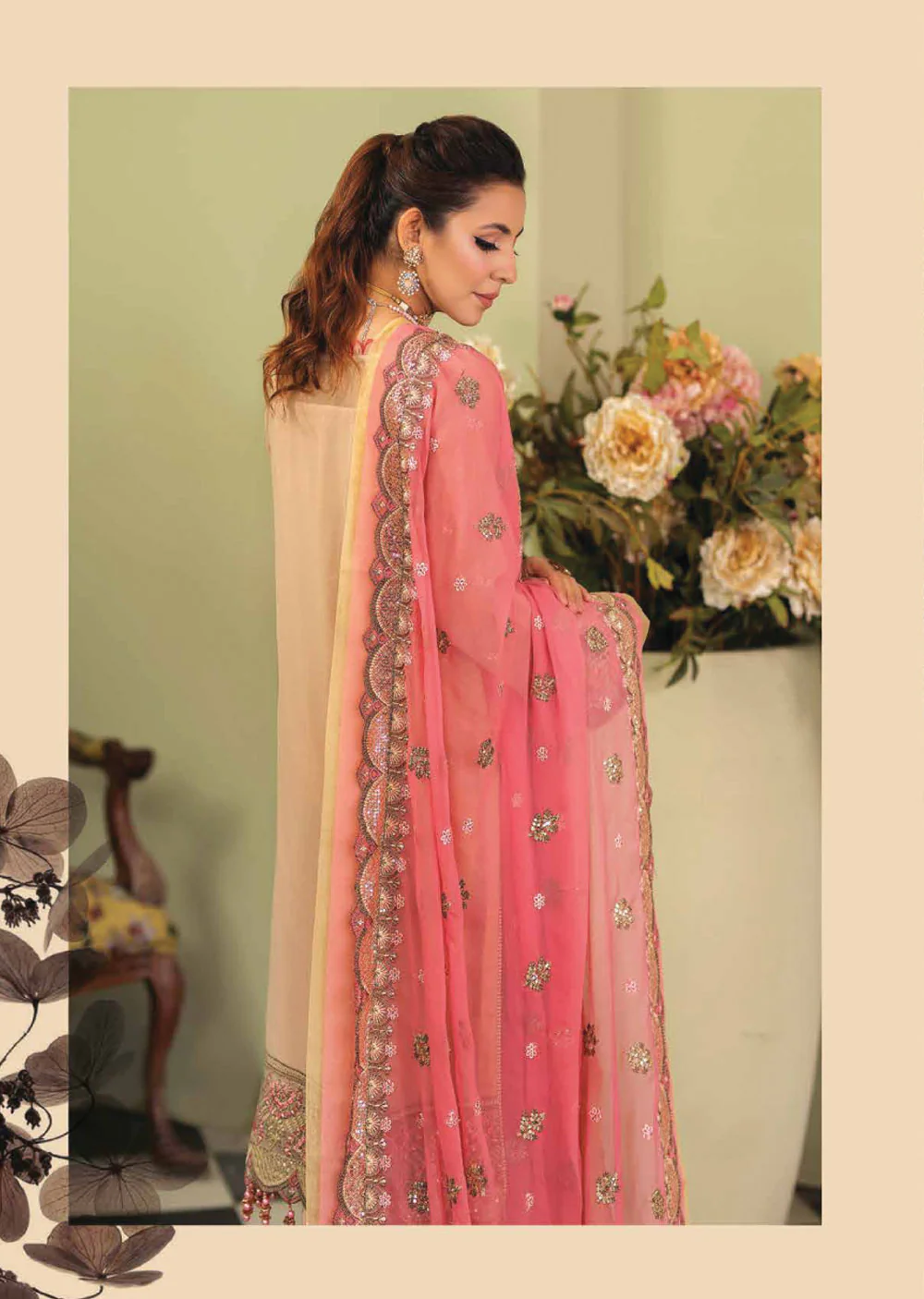 M-41 - Readymade - Baagh by Imrozia Premium Collection 2023 - Image 2