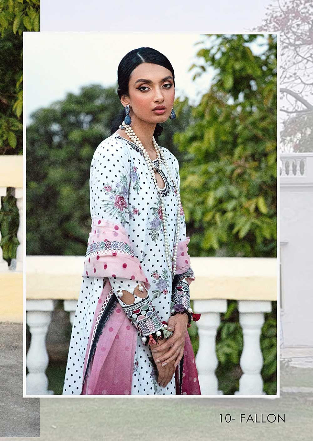 IRA-10 - Fallon - Readymade - Iris Embroidered Lawn Eid Collection 2023 - Image 2