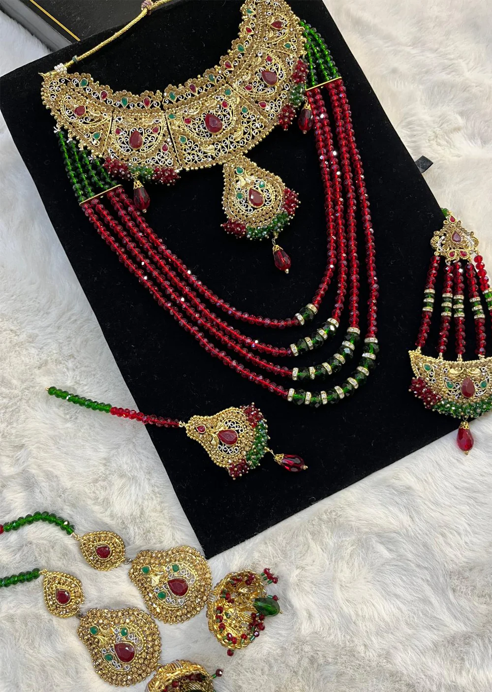 JBM28 Red bridal set