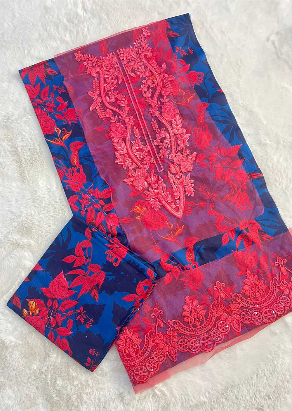 JDS-08 - Unstitched - Airjet Lawn Collection by Jade 2024 - Image 2
