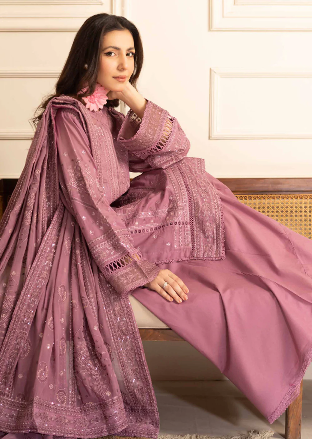 JH-019-Readymade - Pinks Collection by Johra 2024 - Image 5