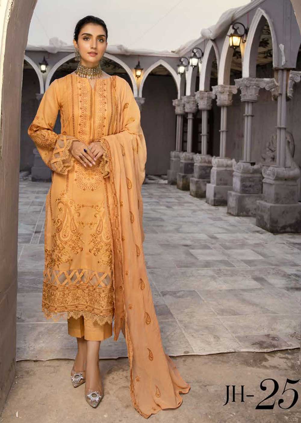 JN-25 - Unstitched - Janaan Collection by Johra 2022