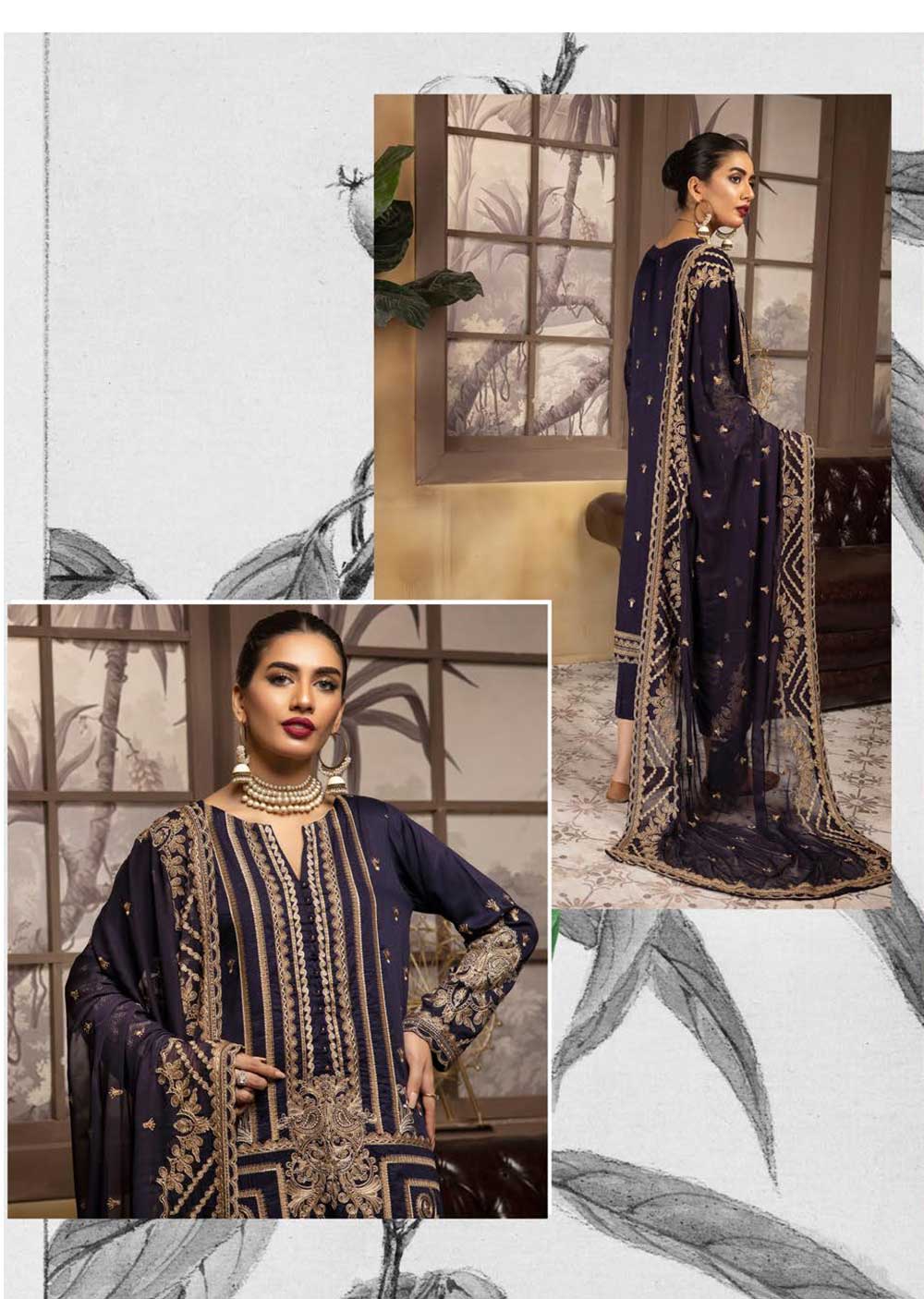 JR-16-R - Readymade - Sabeen Winter Collection By Johra 2022 - Image 3