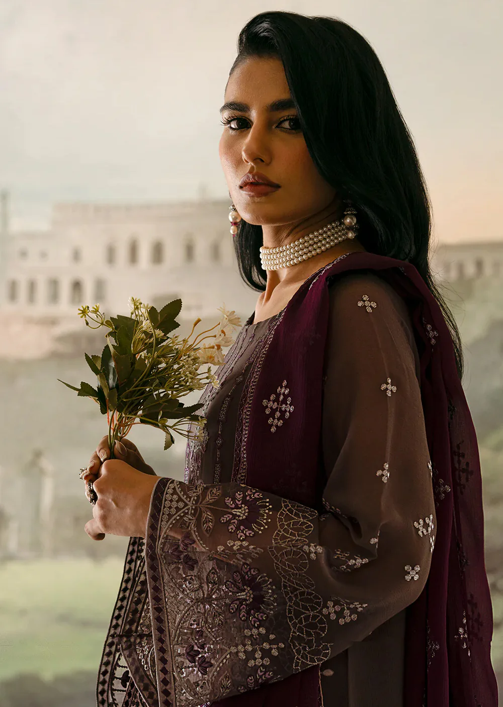 K-1605 - Flora - Unstitched - Mehrbano by Kuch Khas Vol 16 2024 - Image 5