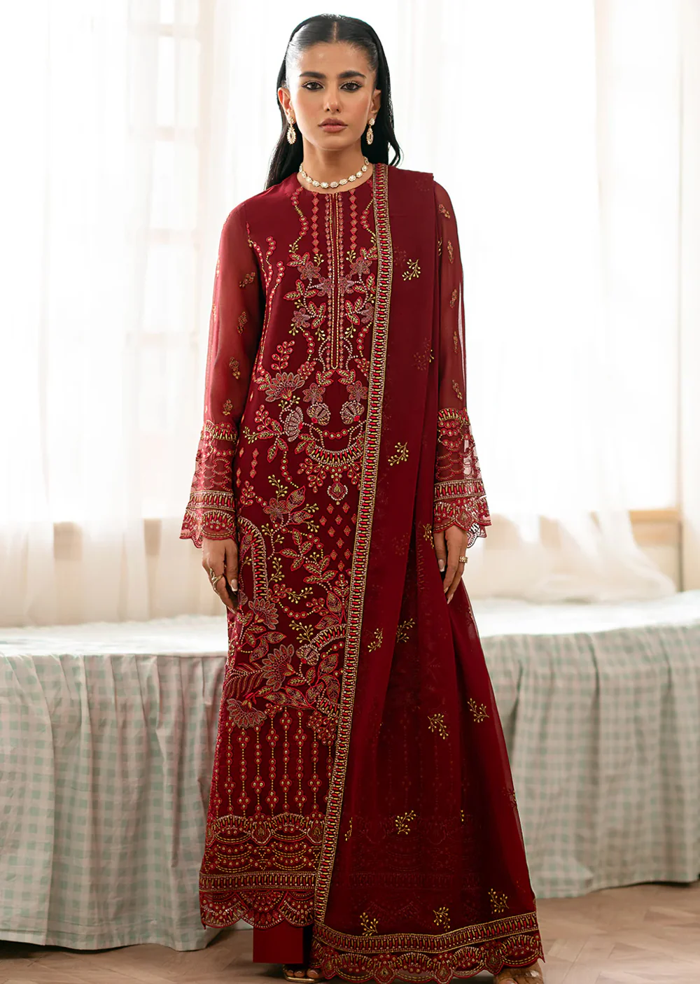 K-1608 - Vella - Unstitched - Mehrbano by Kuch Khas Vol 16 2024