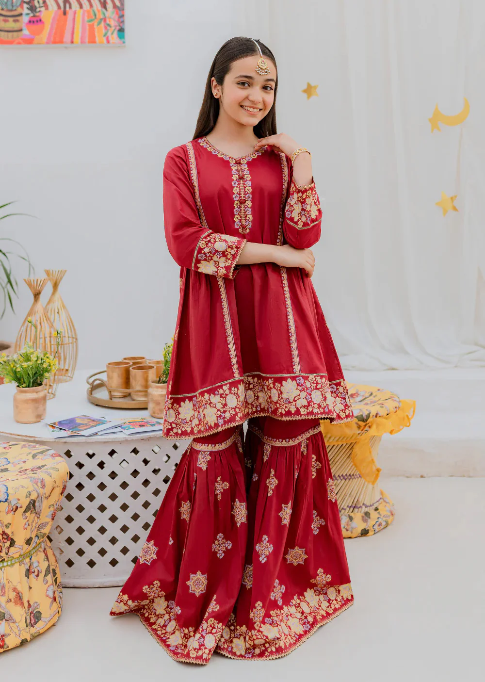 Kaira - Readymade Kids Suit by Garnet 2024