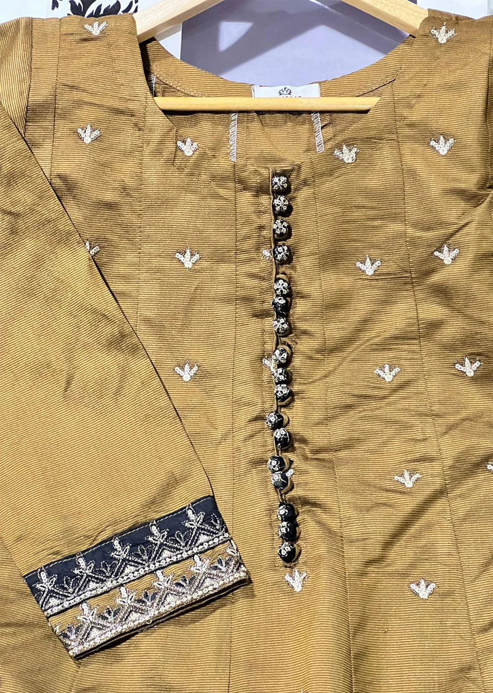 KLD1000 Zeinab - Readymade Khadi Net Suit - Image 5
